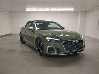 2022 audi s5 cabriolet technik quattro sport exhaust|red caliiper|navi