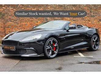 2018 68 aston martin v12 vanquish 6.0 v12 s volante 2dr petrol t-troniii euro 6 (595 bhp)