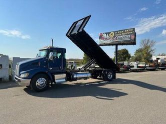 2014 kenworth t370 with custom 18'1 refurbished steel flatbed
