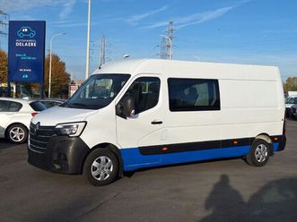 renault master 2.3dci l3h2 dubbel cabine 7pl (18500e+btw/tva)