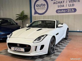 jaguar f-type s cabriolet – v8 5.0 495 ch – 2013 – 45 000 km – entretien jaguar – état exceptionnel