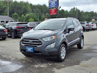 certified 2020 ford ecosport se