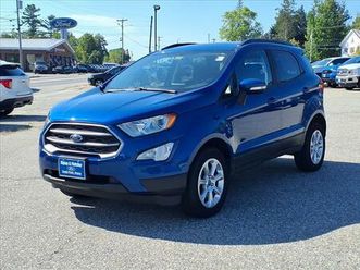certified 2020 ford ecosport se