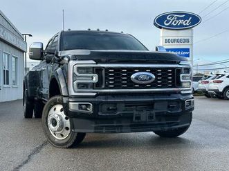 used 2025 ford f-450 super duty drw platinum 4wd crew cab 8' box
