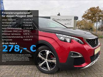 peugeot 3008 *gt-line*leder*led-paket*applecarplay*shz*r