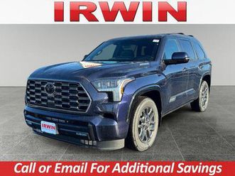 new 2026 toyota sequoia platinum