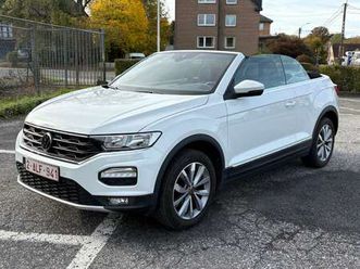 t-roc cabriolet 1.0 tsi style opf (eu6ap)