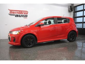 2018 chevrolet sonic lt