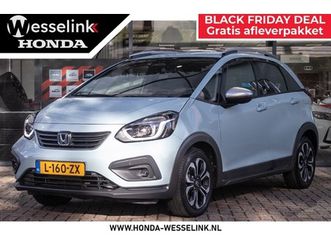 honda jazz - 1.5 e:hev crosstar - trekhaak afn. | navi | camera