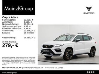 cupra ateca 1.5 tsi dsg ahk shz 360°