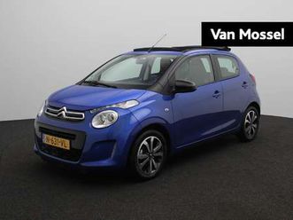citroën c1 1.0 vti airscape shine | achteruitrijcamera | open dak | apple carplay/android auto | airco | lichtmetalen velgen |