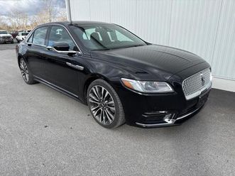 used 2018 lincoln continental reserve