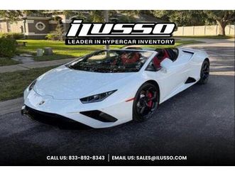 used 2022 lamborghini huracan evo spyder rwd