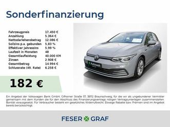 volkswagen golf 2.0 tdi life led ahk navi shz app-connect