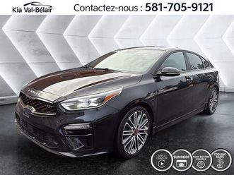 used 2021 kia forte5 gt *turbo *201hp *sieges/volant chauff *cuir *toit *gps