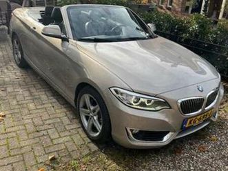 bmw 2-serie 2.0 220d 135kw cabrio aut 2016 grijs — bmw — marktplaats