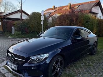 mercedes-benz c 300 coupe amg line | night paket | burmester