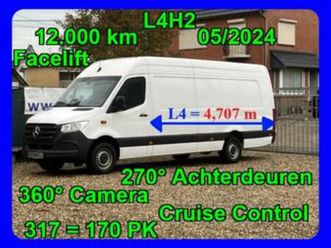 ② mercedes-benz sprinter 317 36 500€ + tva / l4h2 l4 h2 xxl — camionnettes & utilitaires — 2ememain