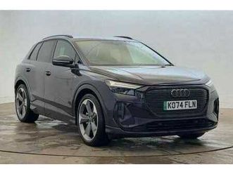 2025 audi q4 e-tron 210kw 45 82kwh black edition 5dr auto suv electric automatic