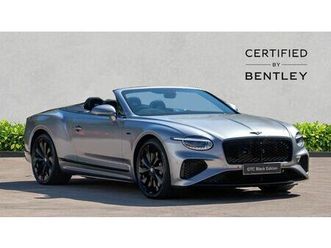 bentley continental gtc 4.0 v8 hybrid black edition 2dr auto [tour spec]