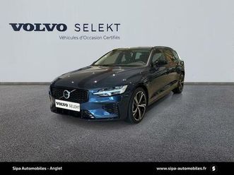 v60 t6 awd hybride rechargeable 253 ch + 145 ch geartronic 8 plus style dark 5p
