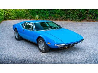 1971 de tomaso pantera blauw manuel, 5 vitesses conduite...