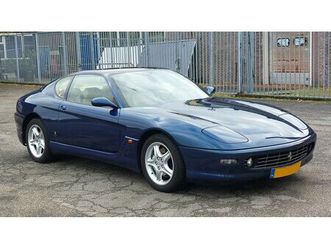2002 ferrari 456m blauw automatique conduite à gauche in...