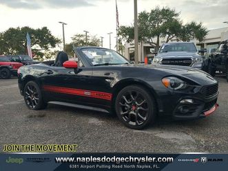 used 2020 fiat 124 spider abarth w/ visibility group naples fl 34109