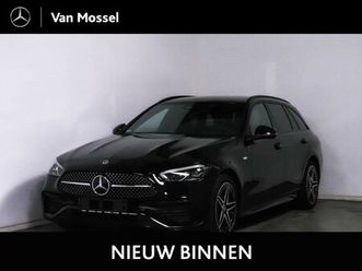 mercedes-benz c-klasse estate 300 e amg line panoramadak | 360 graden camera | stuurwielverwarming | nightpakket