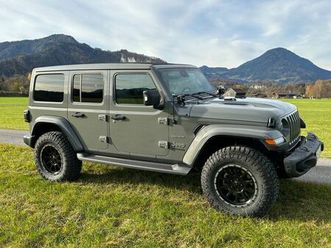 jeep wrangler unlimited 2.0 sahara, skyone, leder