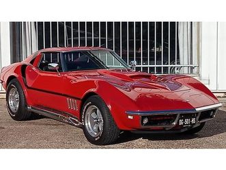 1968 chevrolet corvette rouge manuel, 4 vitesses conduite...
