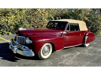 one of 452 built: 1948 lincoln continental convertible