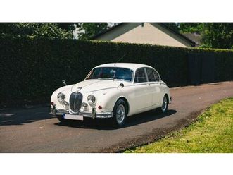 1962 jaguar mark 2 blanc manuel, 4 vitesses conduite à ga...