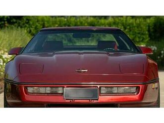 1987 chevrolet corvette rosso scuro automatique, 4 vitess...