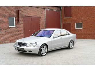 2000 mercedes-benz s-class - s55 amg - 48.000 km! scheckheft! originalzustand!