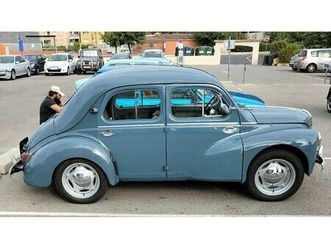 1956 renault 4cv bleu manuel, 3 vitesses conduite à gauch...