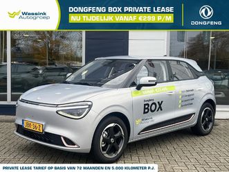 dongfeng box 42,3 kwh 95pk premium edition | apple carplay & android auto | parkeer camera vóór en achter | parkeersensoren | stoelverwarming |