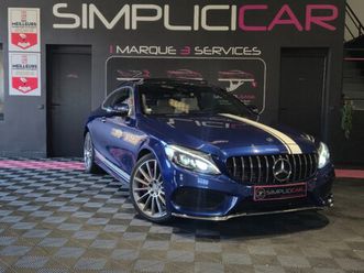 mercedes classe c coupe 250 d 9g --tronic sportline garantie 12 mois -