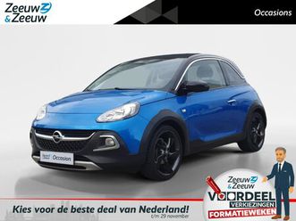 opel adam 1.0 turbo 90pk rocks blitz | navigatie | stoel en stuurverwarming | elektrisch schuifdak | apple carplay / android auto | parkeersensoren achter | cru