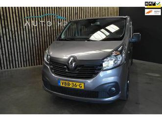 renault trafic 1.6 dci t29 l2h1 dc dubbele cabine leder navi camera