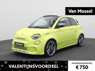 abarth 500c abarth scorpionissima 42 kwh | achteruitrijcamera | keyless | cruise control | apple carplay/android auto | lichtmetalen velgen 18