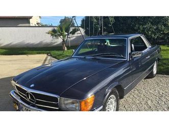 1976 mercedes slc series bleu foncé automatique, 3 vitess...