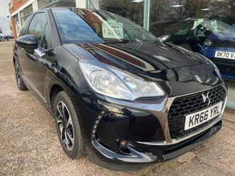 2016 ds automobiles ds 3 cabrio 1.2 puretech elegance cabriolet 2dr petrol manual euro 6 (start/stop) (1...