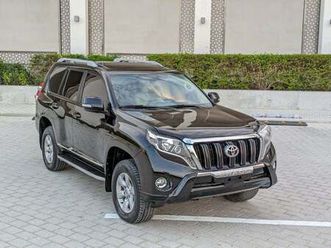 toyota prado toyota landcruser prado year 2016 petrol engine 7 seater 6 cylinder black colour