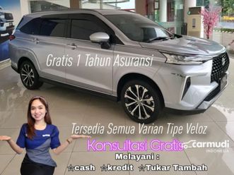 2025 toyota veloz 1,5 q tss (premium color) mpv cvt harga promo dp murah cicilan ringan