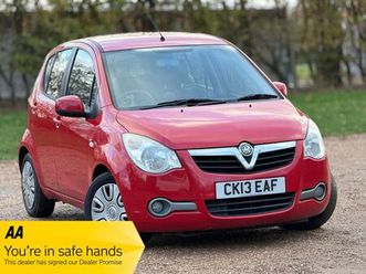 2013 vauxhall agila 1.0 s ecoflex
