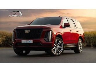 cadillac escalade 600 sport platinum v8 6.2l 0km 2025 with 5 years or 200,000 km warranty @official dealer