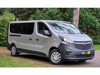 2019 vauxhall vivaro 1.6cdti 2900 l2h1 (120ps)(eu6c) (start/stop) 9 seats combi