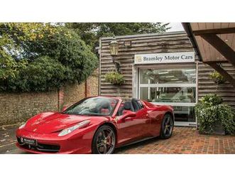2013 ferrari 458 spider a vendre