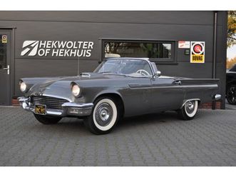 ford thunderbird - 1957 312cu v8 automaat cabrio | hardtop | gunmetal grey
